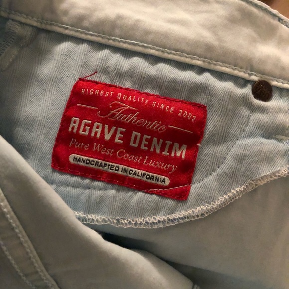 NWOT AGAVE Waterman Light Blue Pants - Picture 7 of 8